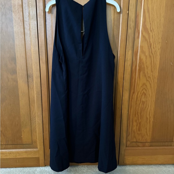 Lulu's Midnight Blue Backless Dress - Picture 2 of 3